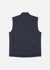 SI QUILTED GILET NAVY RÆBURN