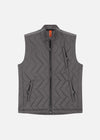 SI QUILTED GILET GREY RÆBURN