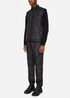 SI QUILTED GILET BLACK RÆBURN