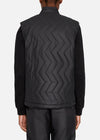 SI QUILTED GILET BLACK RÆBURN