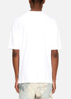 DAPPLE OFF-CUT TEE WHITE RÆBURN