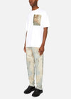 DAPPLE OFF-CUT TEE WHITE RÆBURN