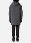 FILLED PARKA DARK GREY RÆBURN