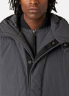 FILLED PARKA DARK GREY RÆBURN
