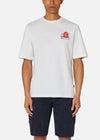 S/S PARACHUTE GRAPHIC T-SHIRT WHITE RÆBURN