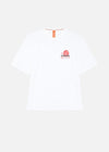 S/S PARACHUTE GRAPHIC T-SHIRT WHITE RÆBURN