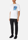 TRIPLE SPOT OFF-CUT PKT TEE WHITE RÆBURN