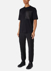 PARASUIT OFF-CUT PKT TEE BLACK RÆBURN