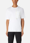 AIR BRAKE OFF-CUT PKT TEE WHITE RÆBURN