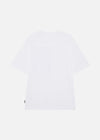 AIR BRAKE OFF-CUT PKT TEE WHITE RÆBURN