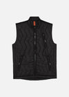 SI QUILTED GILET BLACK RÆBURN