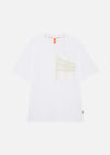 AIR BRAKE OFF-CUT PKT TEE WHITE RÆBURN