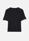 AIR BRAKE CUFF TEE BLACK RÆBURN