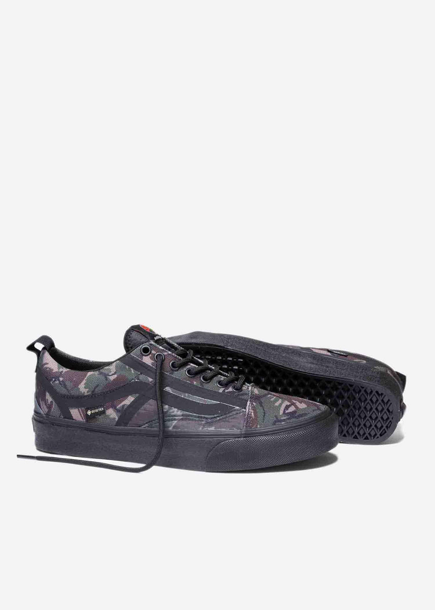 Black and orange camo vans store