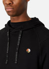 SI HOODED SWEAT BLACK RÆBURN