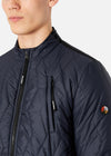 SI QUILTED BLOUSON NAVY RÆBURN