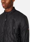 SI QUILTED BLOUSON BLACK RÆBURN