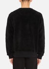 FLEECE CREW BLACK RÆBURN