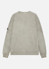 RELAXED CREW SWEAT OFF WHITE RÆBURN