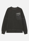 RELAXED CREW SWEAT DARK GREY RÆBURN