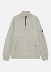 HALF ZIP SWEAT OFF WHITE RÆBURN