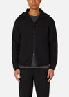 HOODED TECH JACKET BLACK RÆBURN
