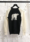 Polar Bear Jumper Dress Black RÆBURN