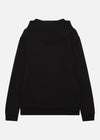 SI HOODED SWEAT BLACK RÆBURN