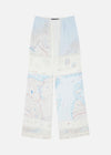 1950s SILK MAP TROUSERS AERONAUTICAL MAPS RÆBURN