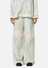 1950s SILK MAP TROUSERS AERONAUTICAL MAPS RÆBURN