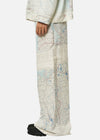 1950s SILK MAP TROUSERS AERONAUTICAL MAPS RÆBURN
