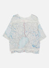 1950's SILK MAP TOP WHITE RÆBURN