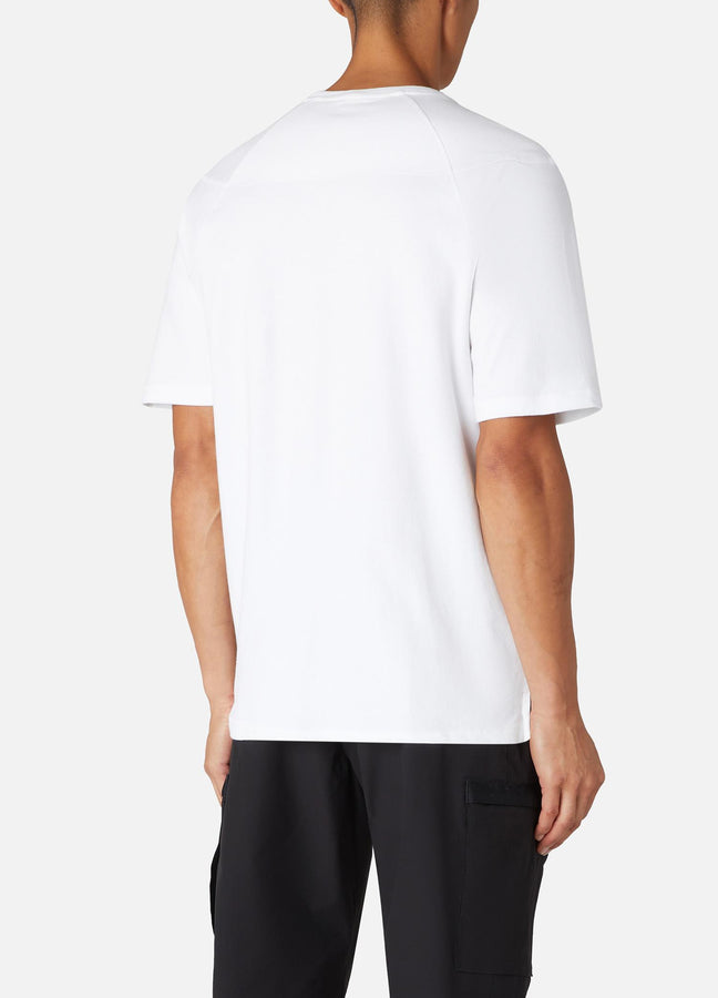 AIR BRAKE OFF-CUT PKT TEE WHITE RÆBURN