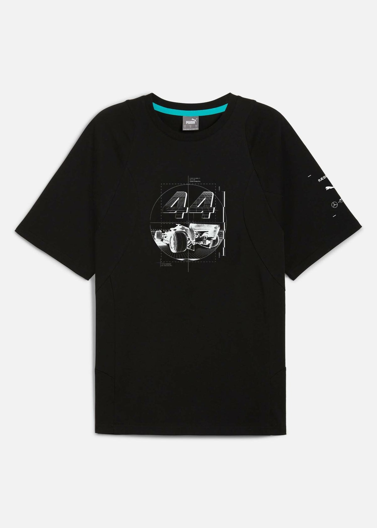 Mercedes-AMG F1 x PUMA x RÆBURN Drivers Tee "44" PUMA Black PUMA