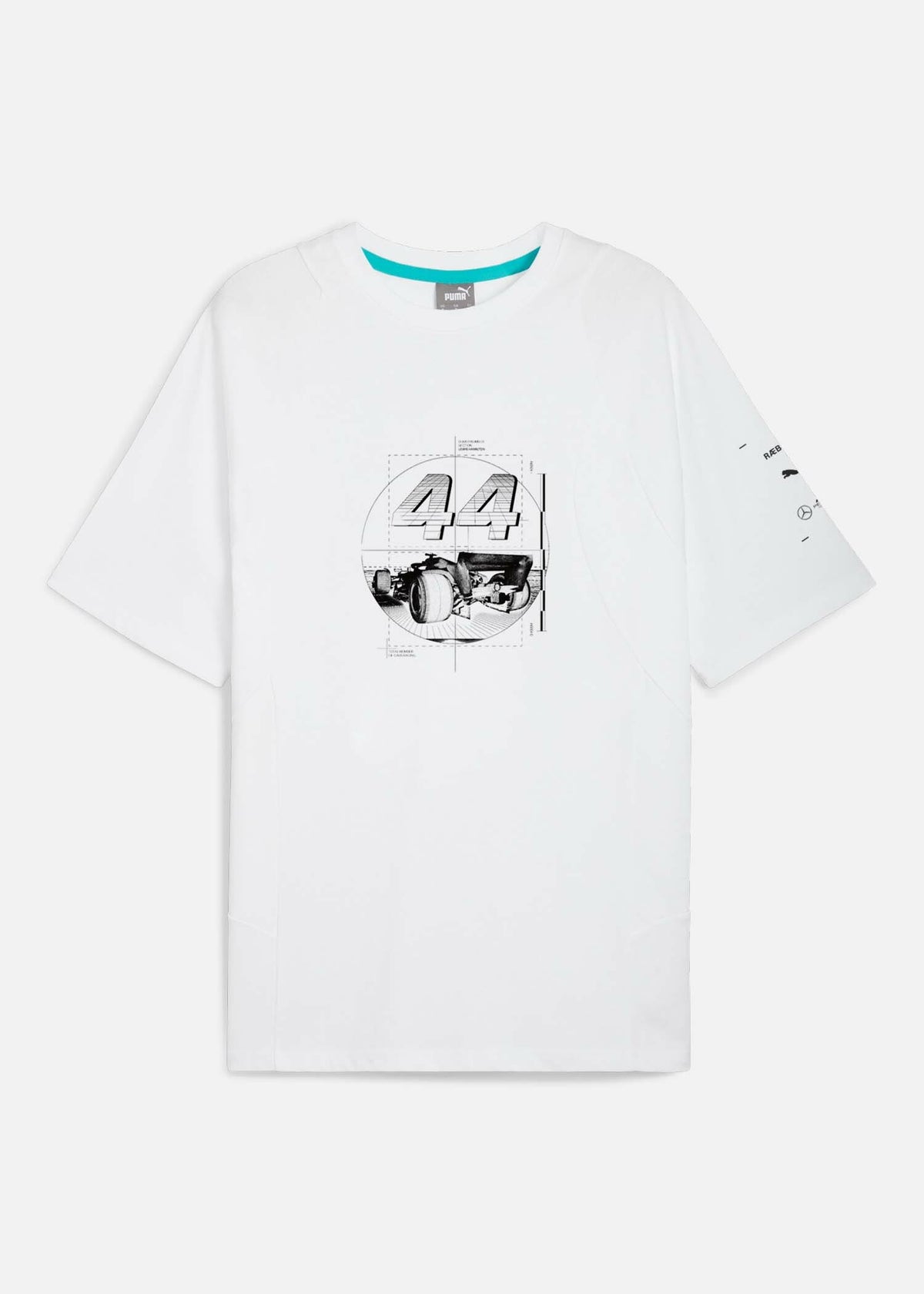 Mercedes-AMG F1 x PUMA x RÆBURN Drivers Tee "44" PUMA White PUMA
