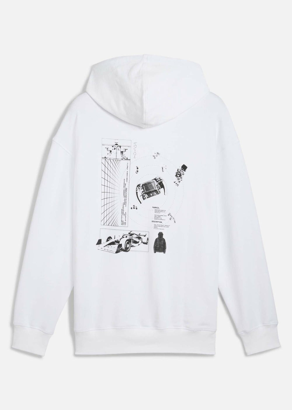 Mercedes AMG F1 x PUMA x RAEBURN Graphic Hoodie PUMA White