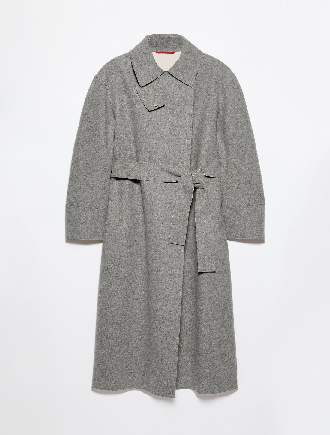 REVERSIBLE COAT in Melange Grey, image 6