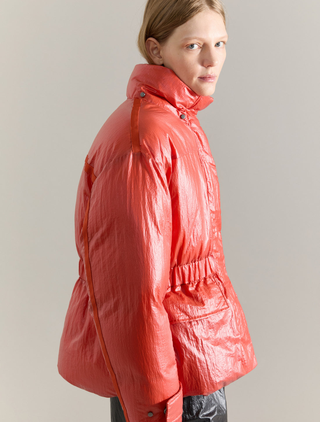 DOWN JACKET in ORANGE, image 5