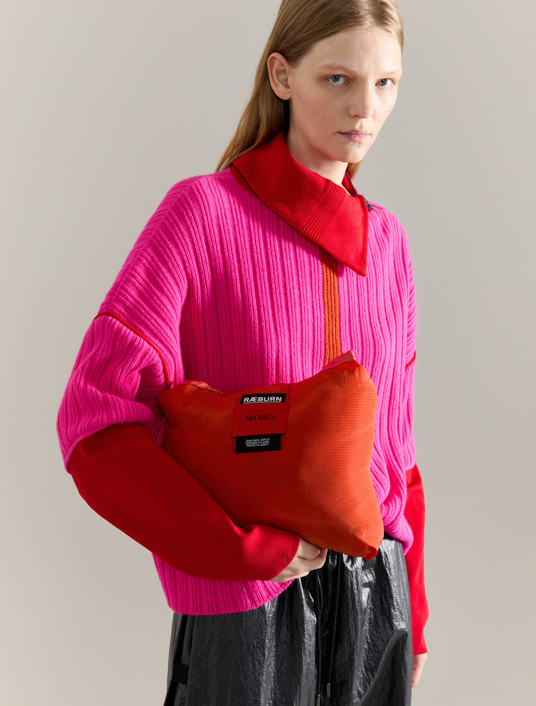 DOWN JACKET in ORANGE, image 6