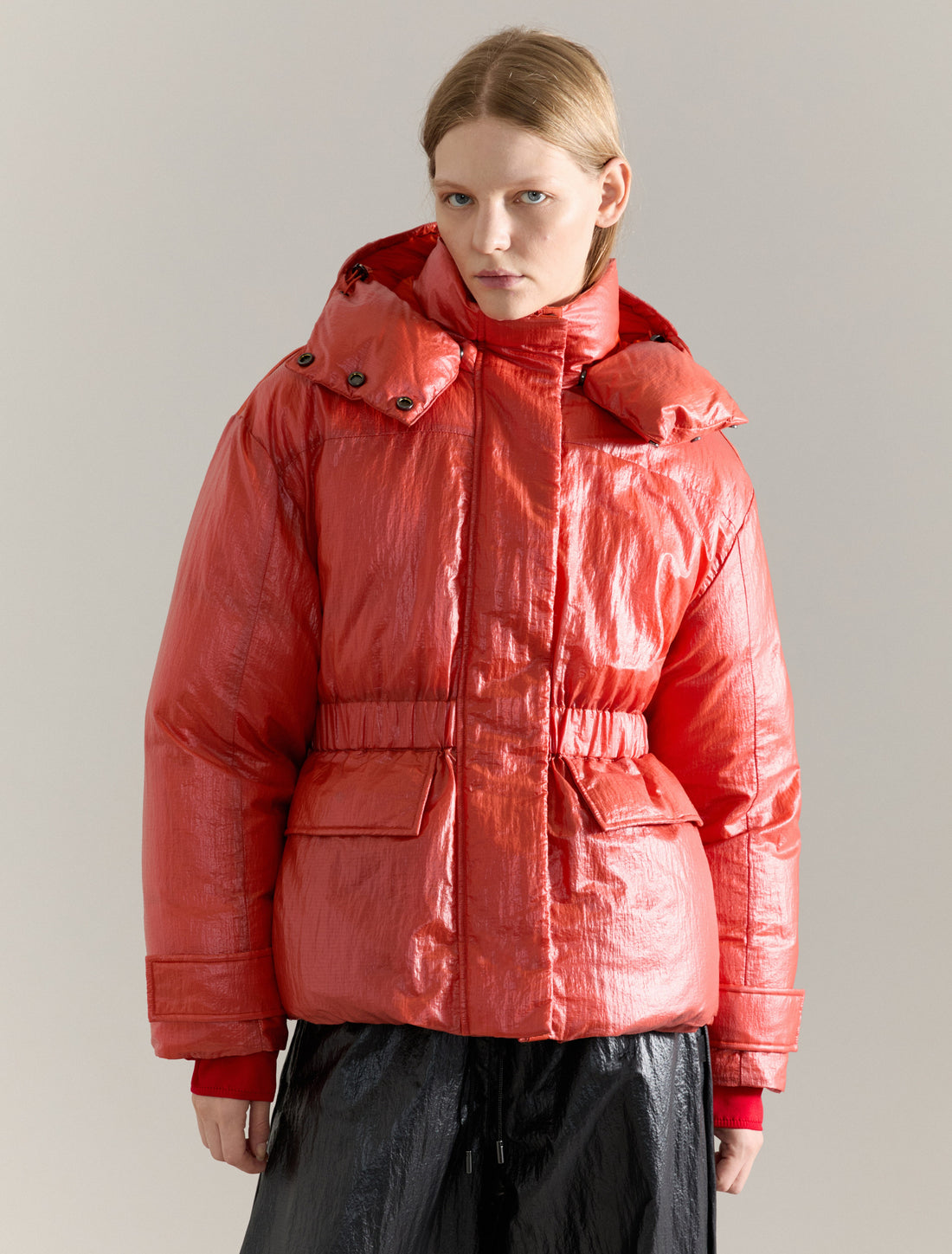 DOWN JACKET in ORANGE, image 1