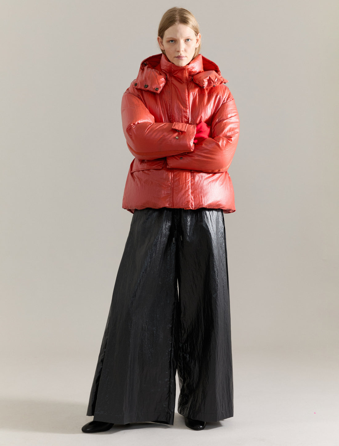 DOWN JACKET in ORANGE, image 2