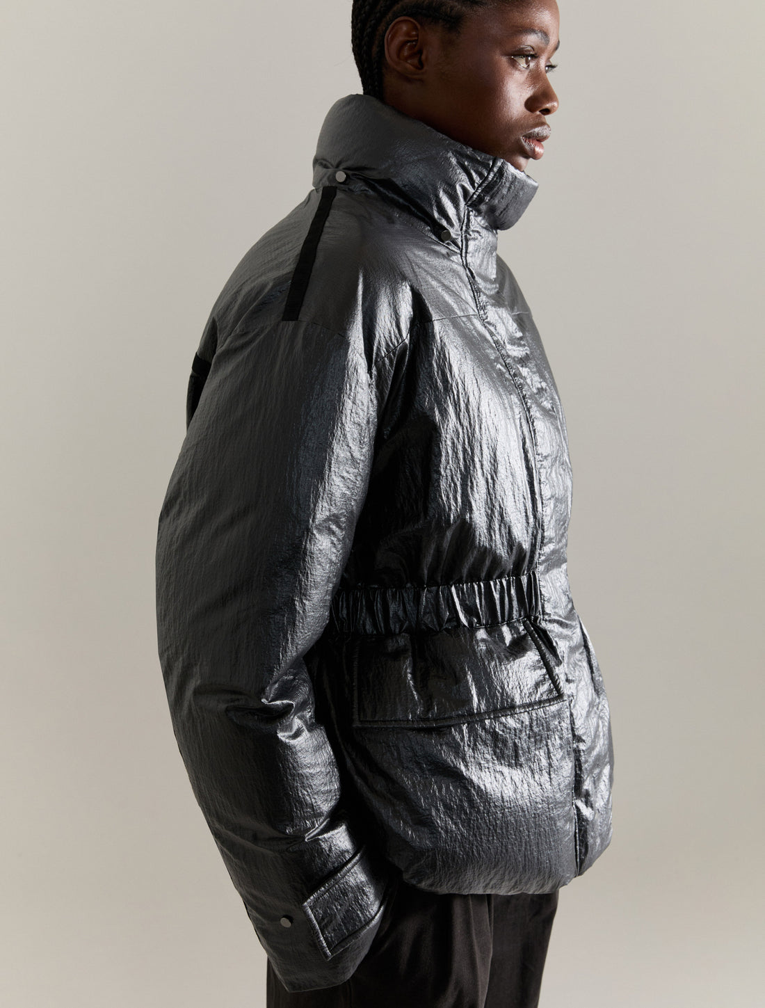 DOWN JACKET in BLACK, image 2