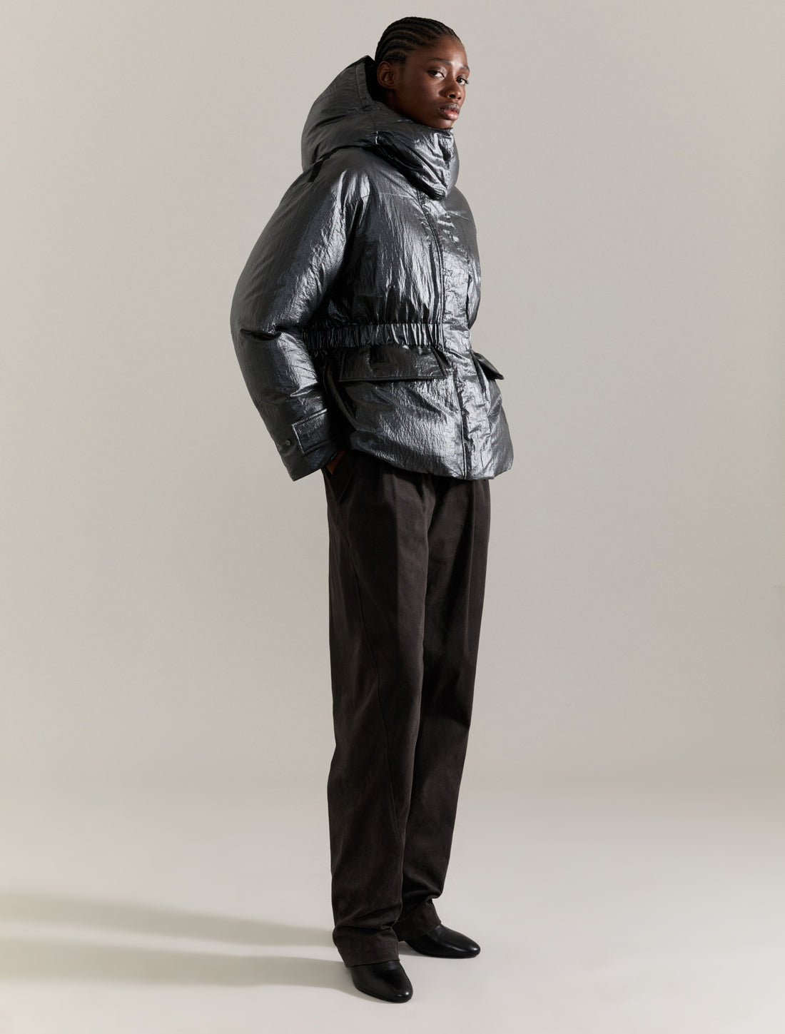 DOWN JACKET in BLACK, image 3