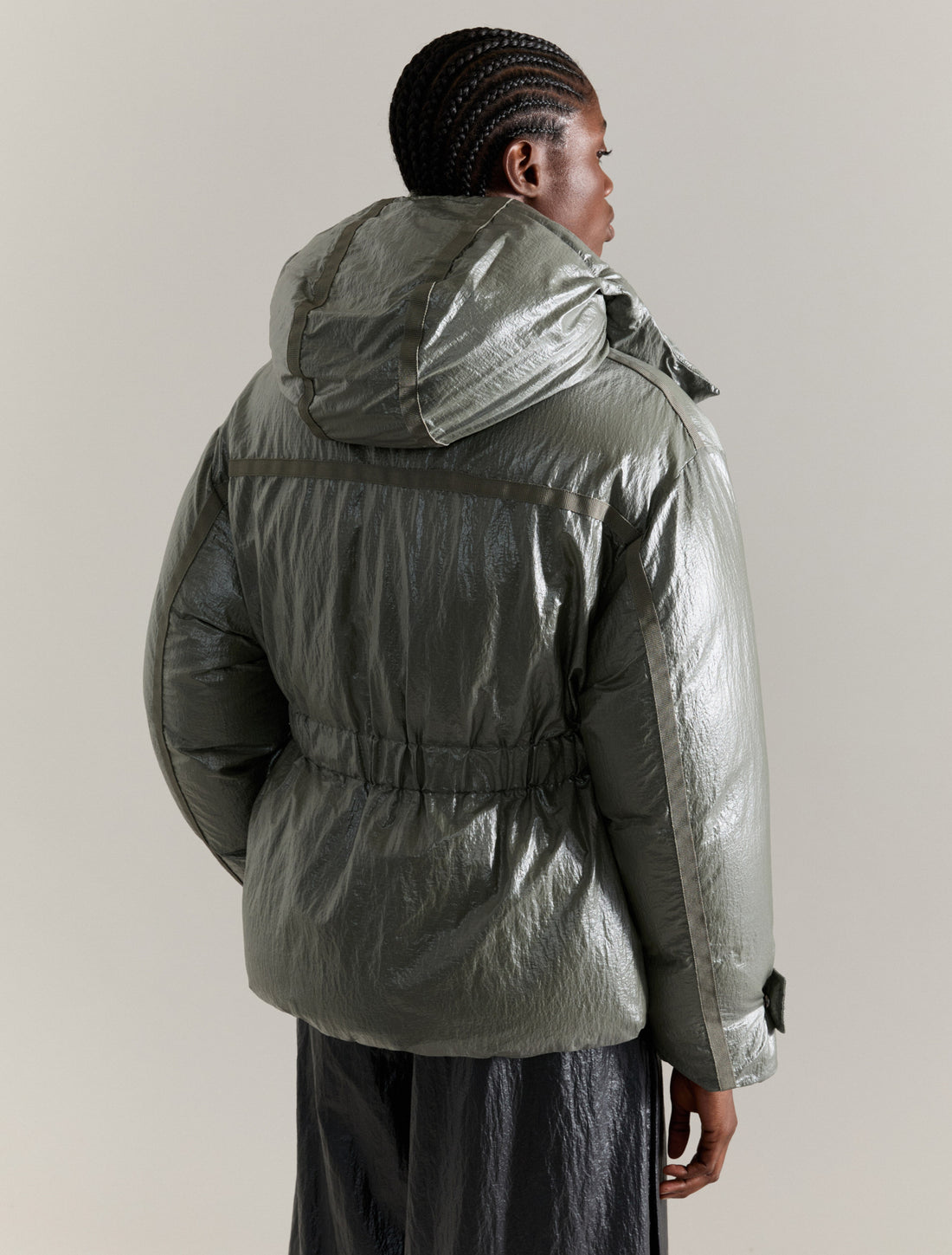 DOWN JACKET in KHAKI, image 3