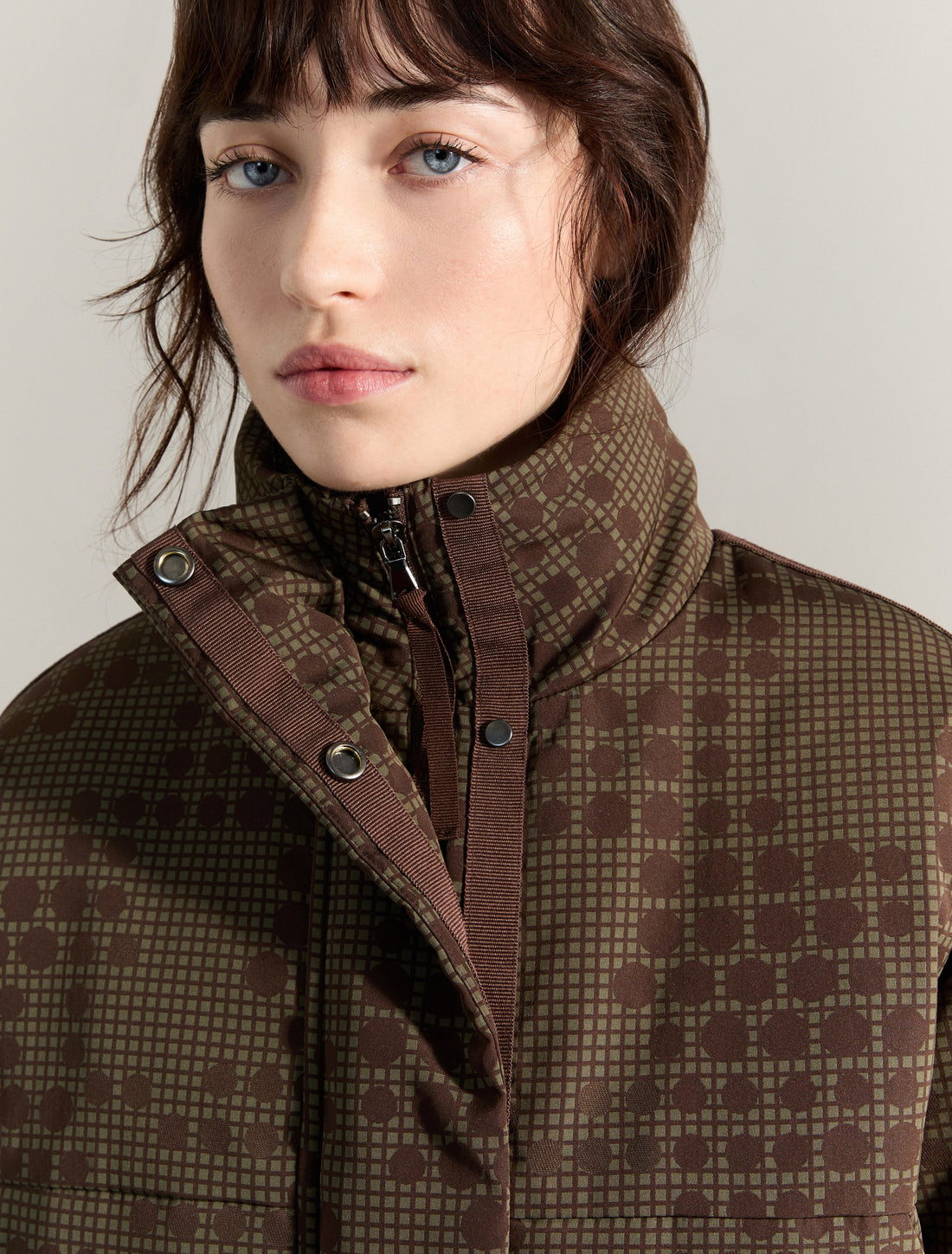 JACQUARD DOWN JACKET in KHAKI, image 5