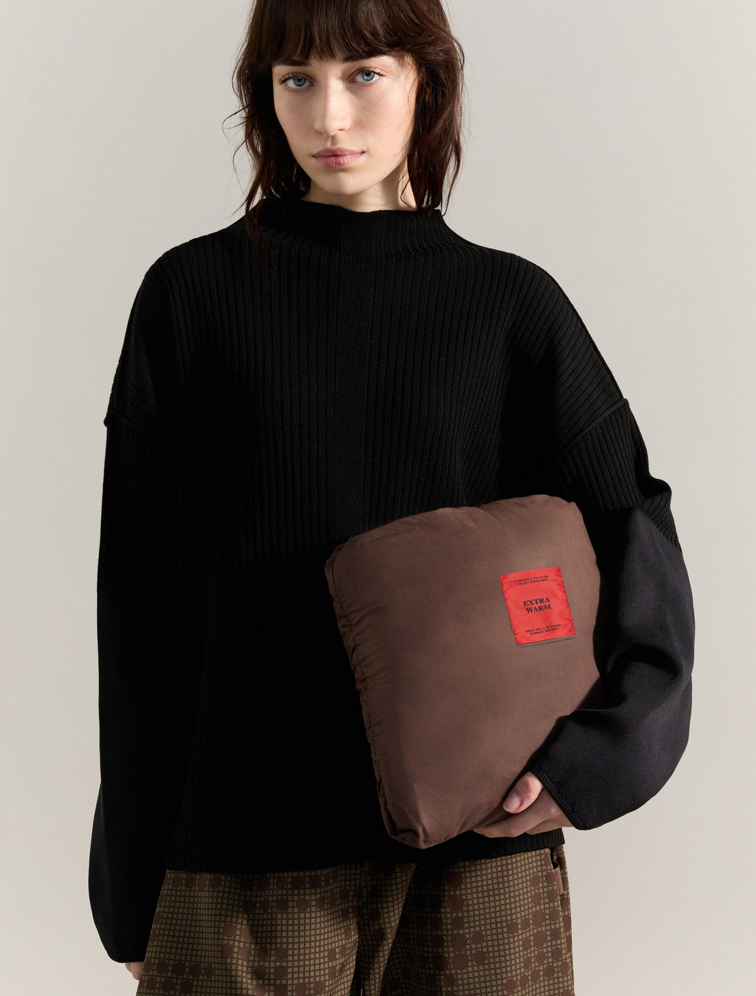 JACQUARD DOWN JACKET in KHAKI, image 4