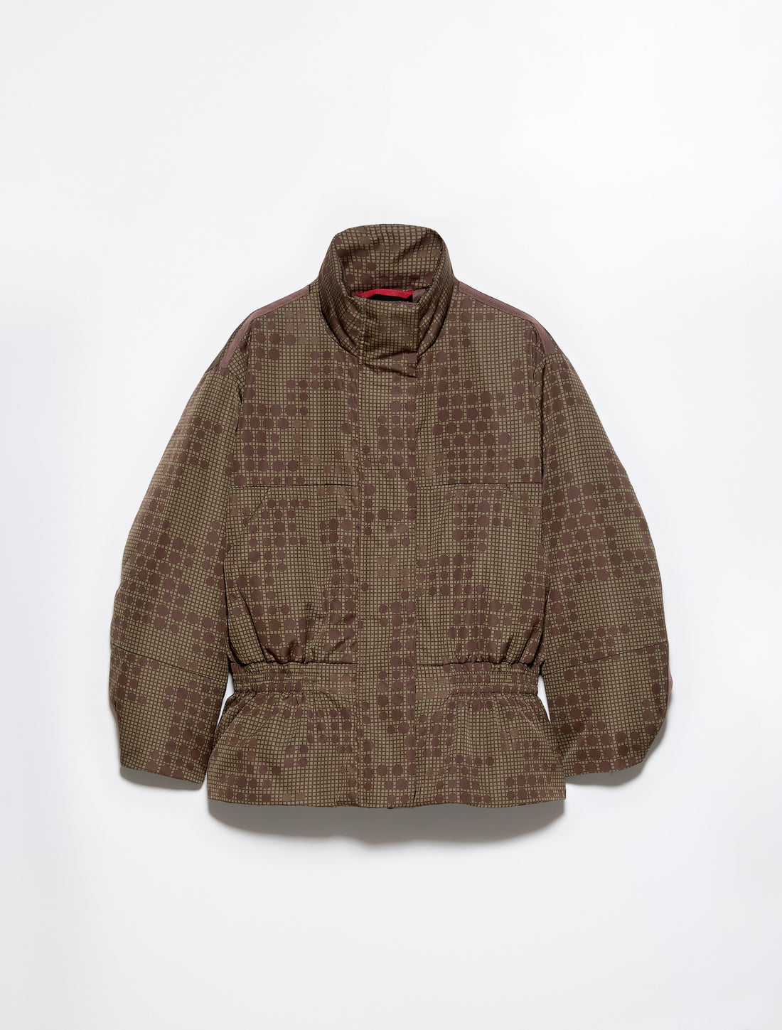 JACQUARD DOWN JACKET in KHAKI, image 7