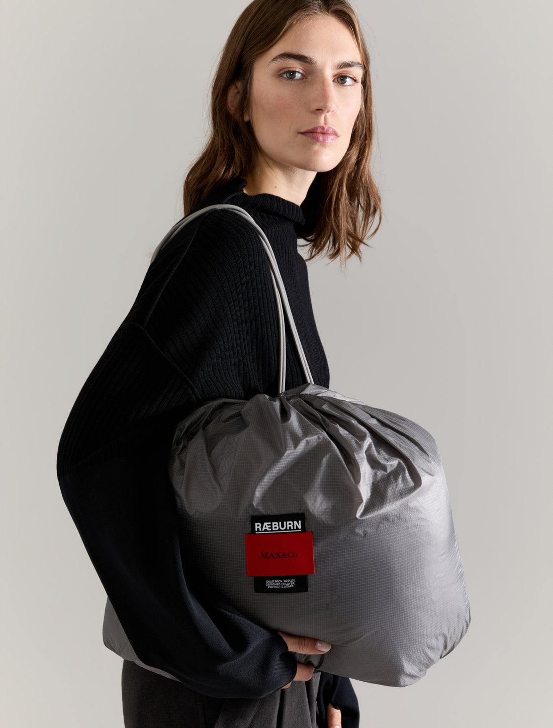 PADDED COAT in DARK GREY, image 5