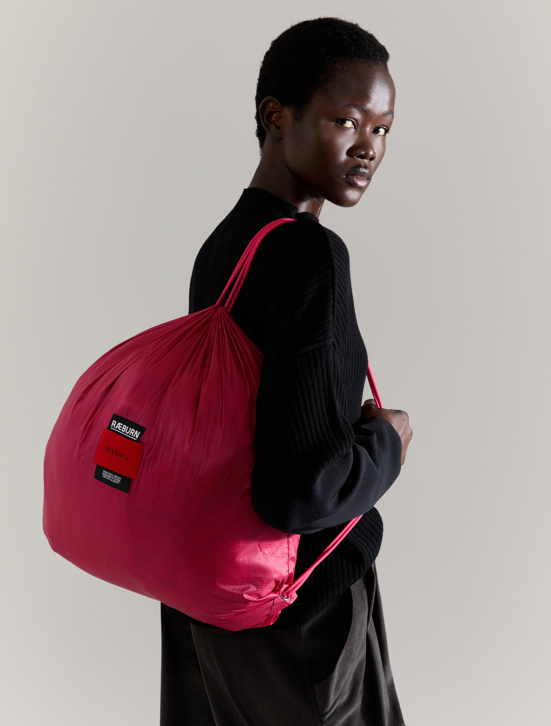 PADDED COAT in CHERRY, image 5