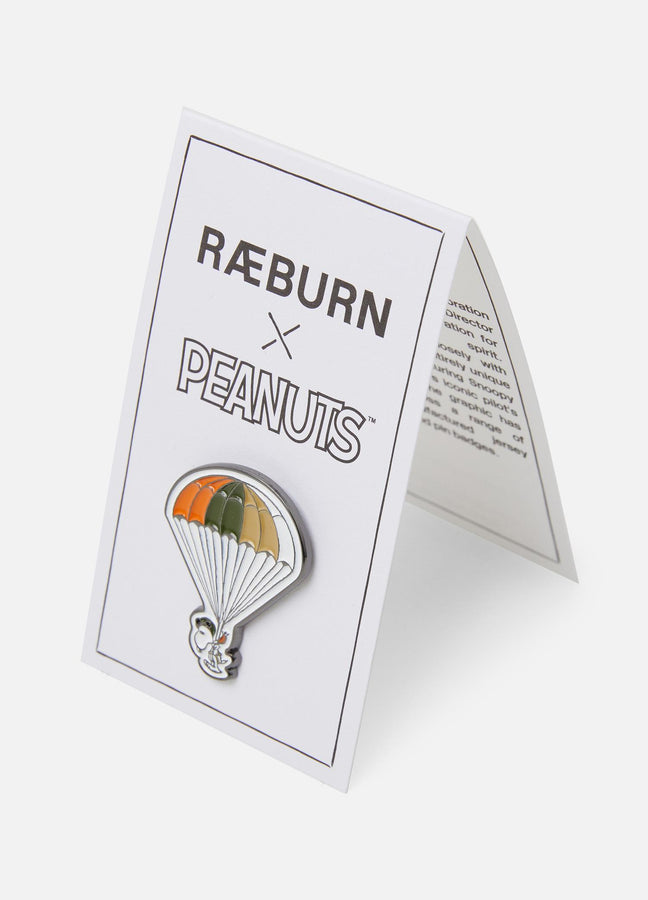 RÆBURN × PEANUTS SNOOPY PARACHUTE PIN BADGE PEANUTS
